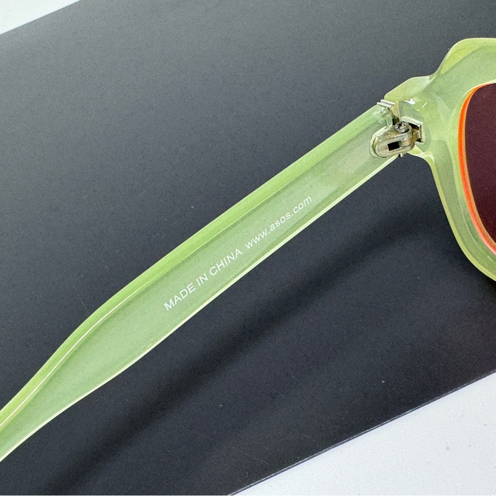 Asos Design Beveled Angular Square Sunglasses In … - image 7